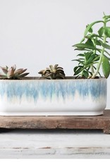 Stoneware Window Planter with 3 Sections 14 1/2"