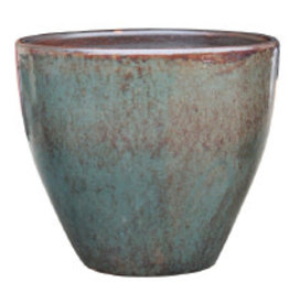 Plain Egg Pot Cyber Blue 8.75 x 8.25