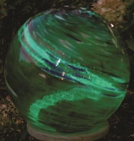 Echo Valley Echo Valley 10in Illuminaries Gazing Globe Green Swirl