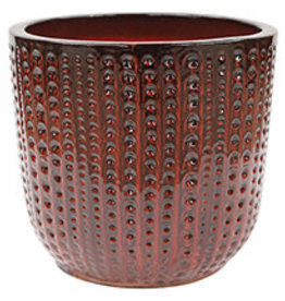 Buckingham Pot Tropical Red 7.5"