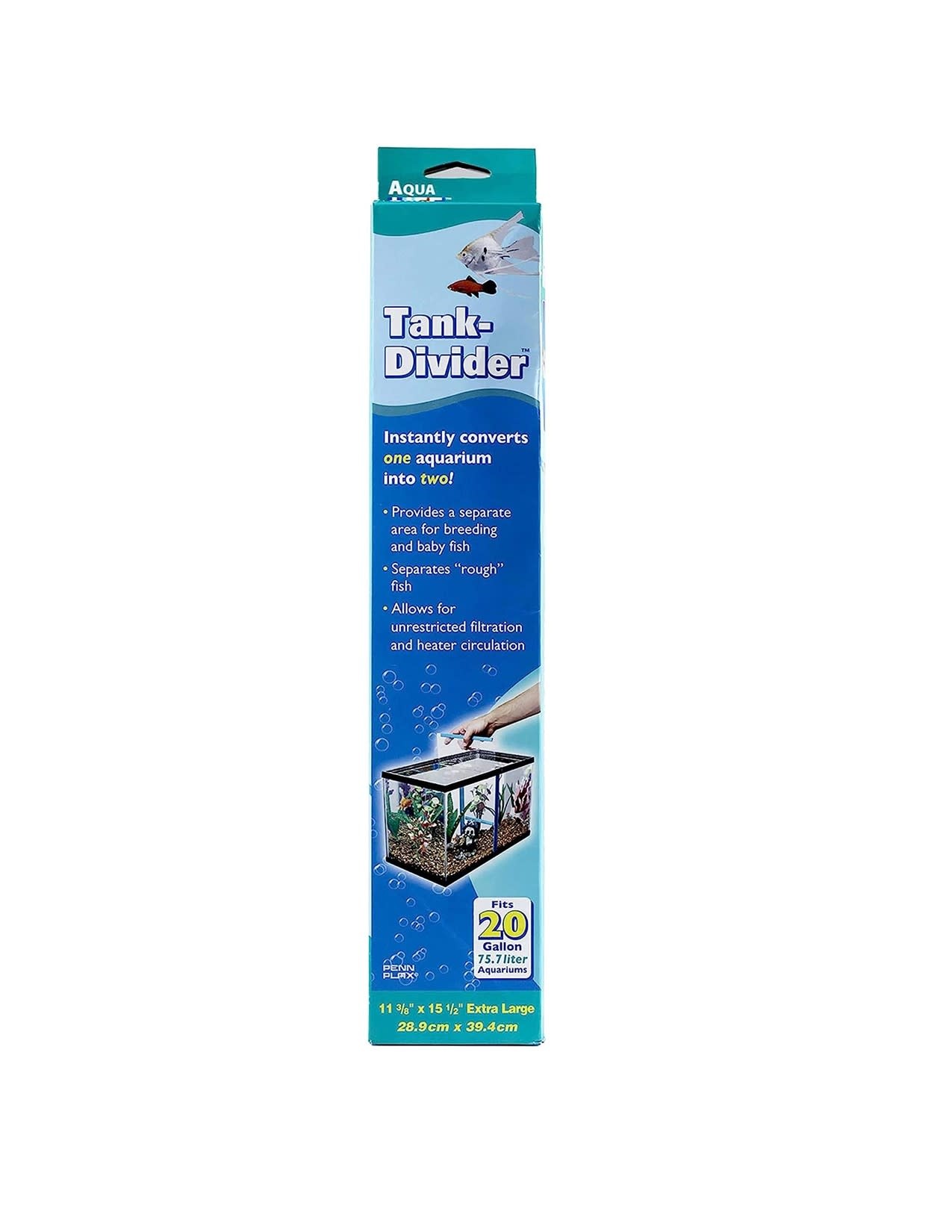 Aquarium Divider Penn Plax Medium - 11-3/8 X 9-5/8 Inch Tank Separator ...