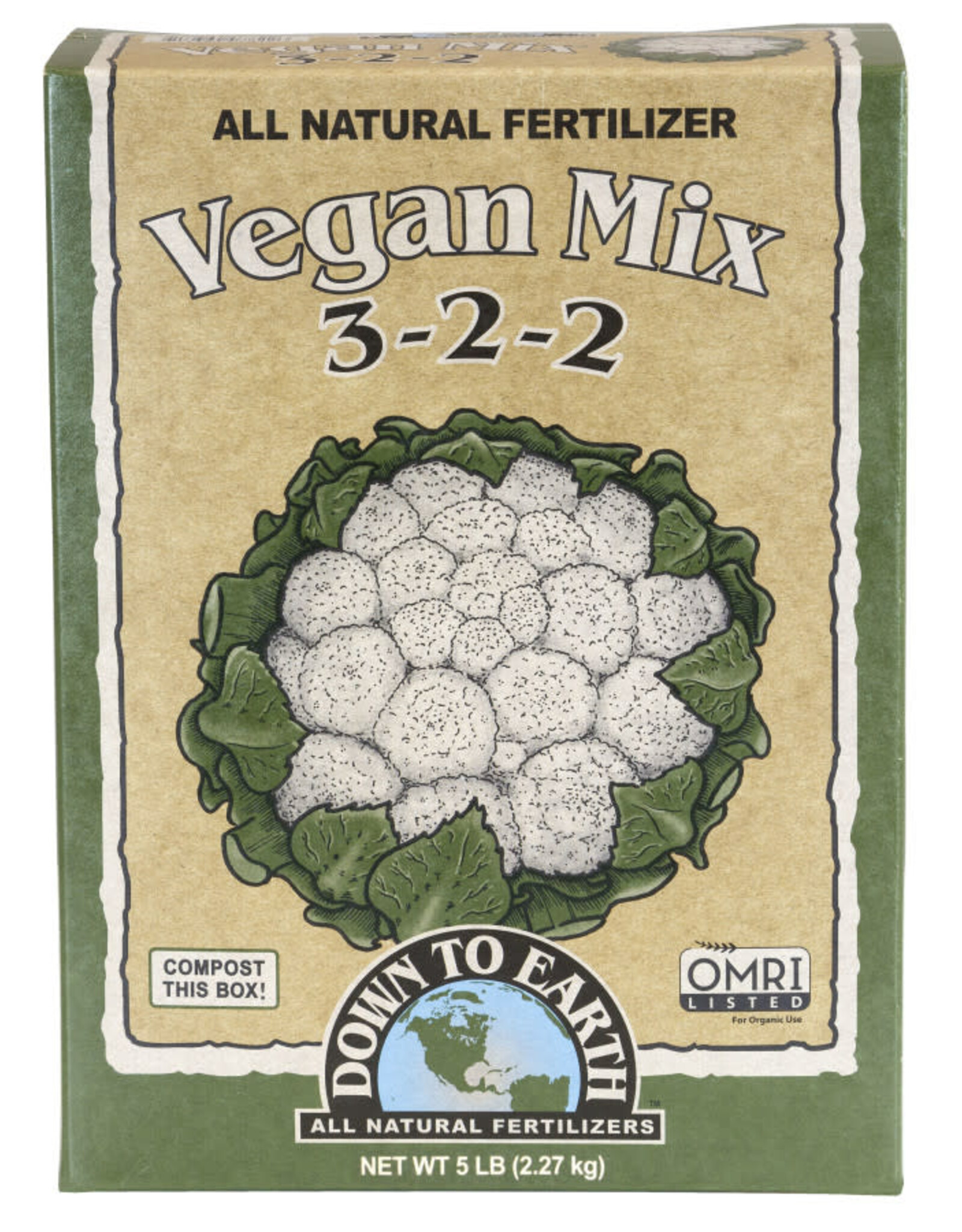 Down To Earth DTE Vegan Mix 5lb