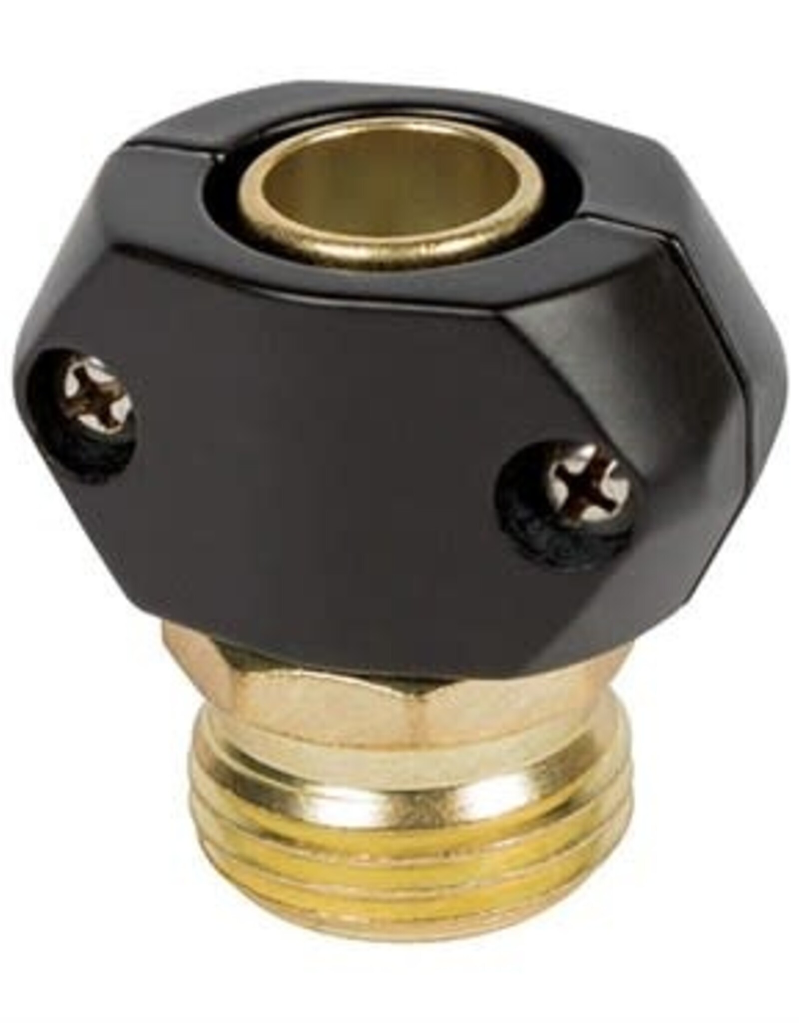 Gilmour Heavy Duty Clamp Repair Male 5/8in, 3/4in Metal End Hose Coupling