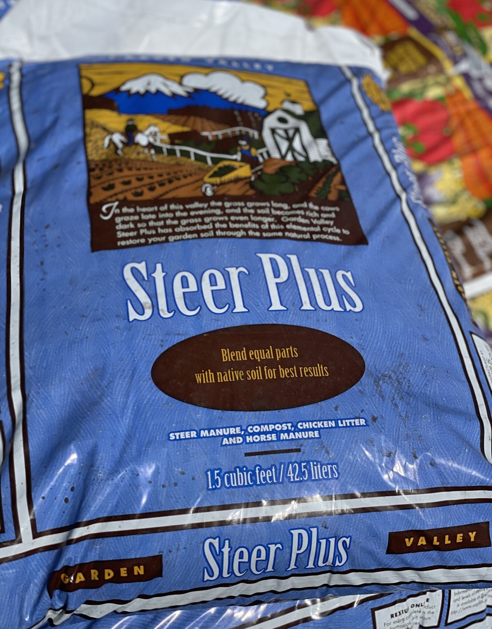 Garden Valley Steer Manure Plus Compost 1.5cuft