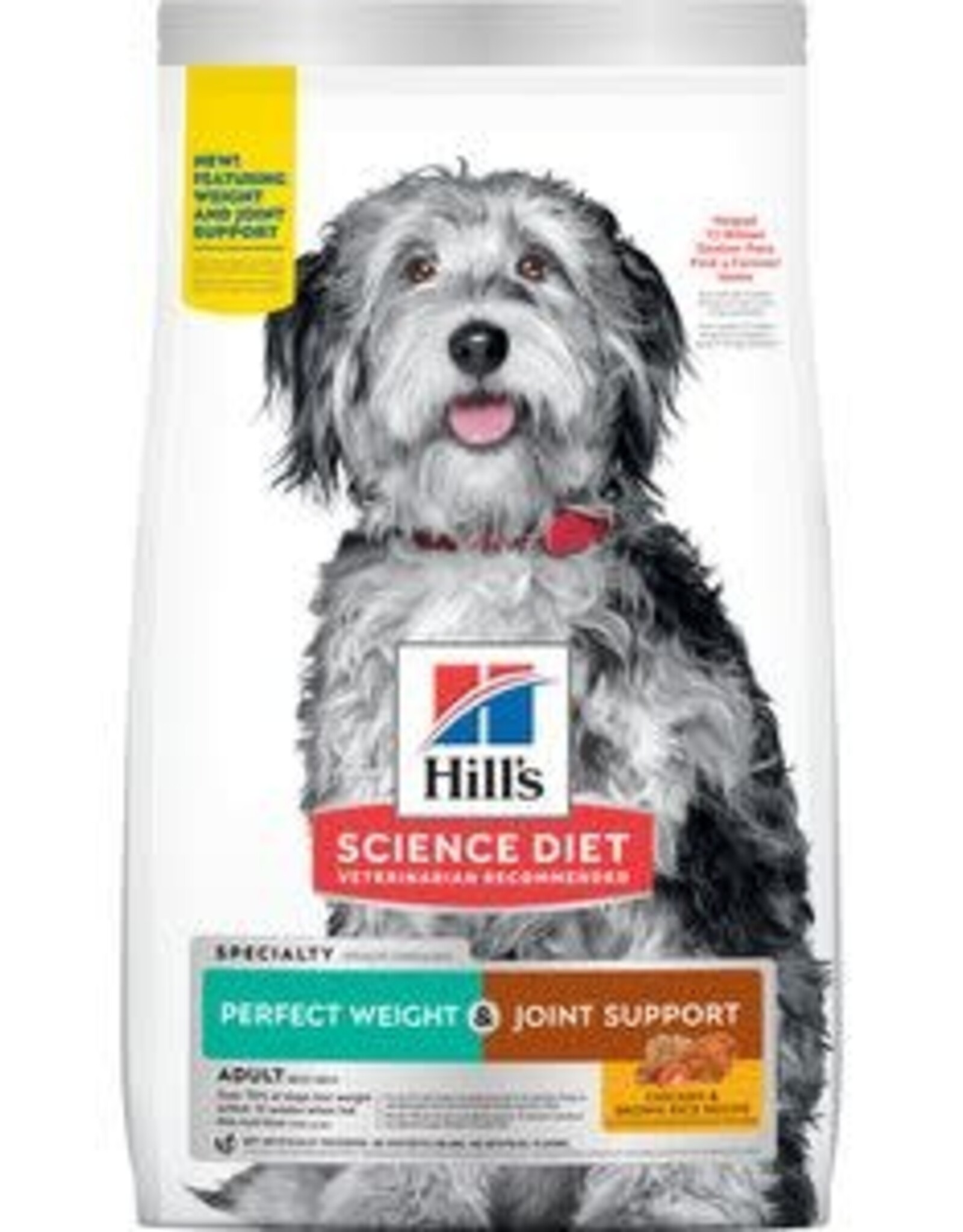 Hill's Science Diet Hill's SD Adult Perfect Weight & Joint Chicken, Dry Dog Food, 12 lb