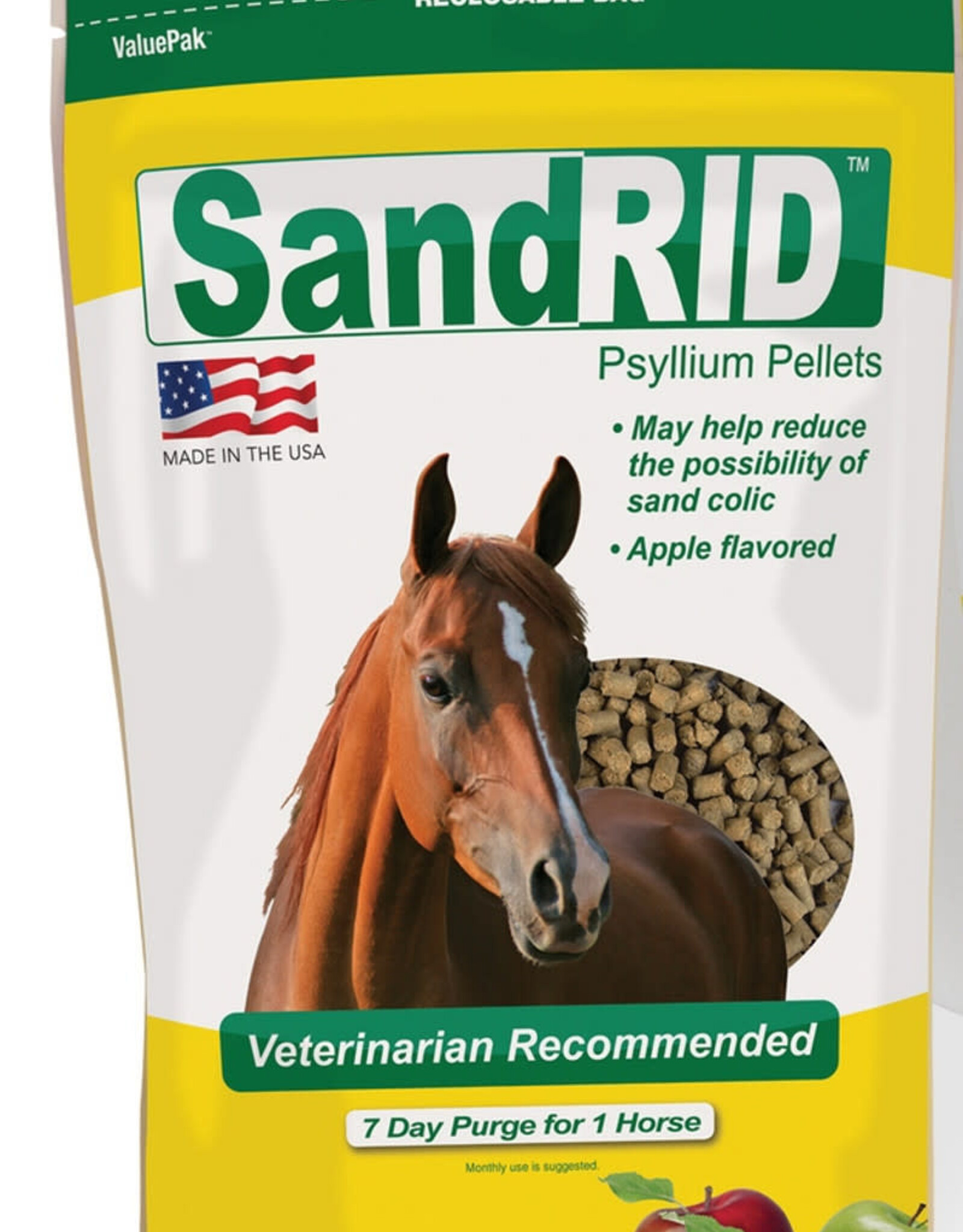 DURVET Sandrid Psyllium Pellets for Equine, 2.3 lb