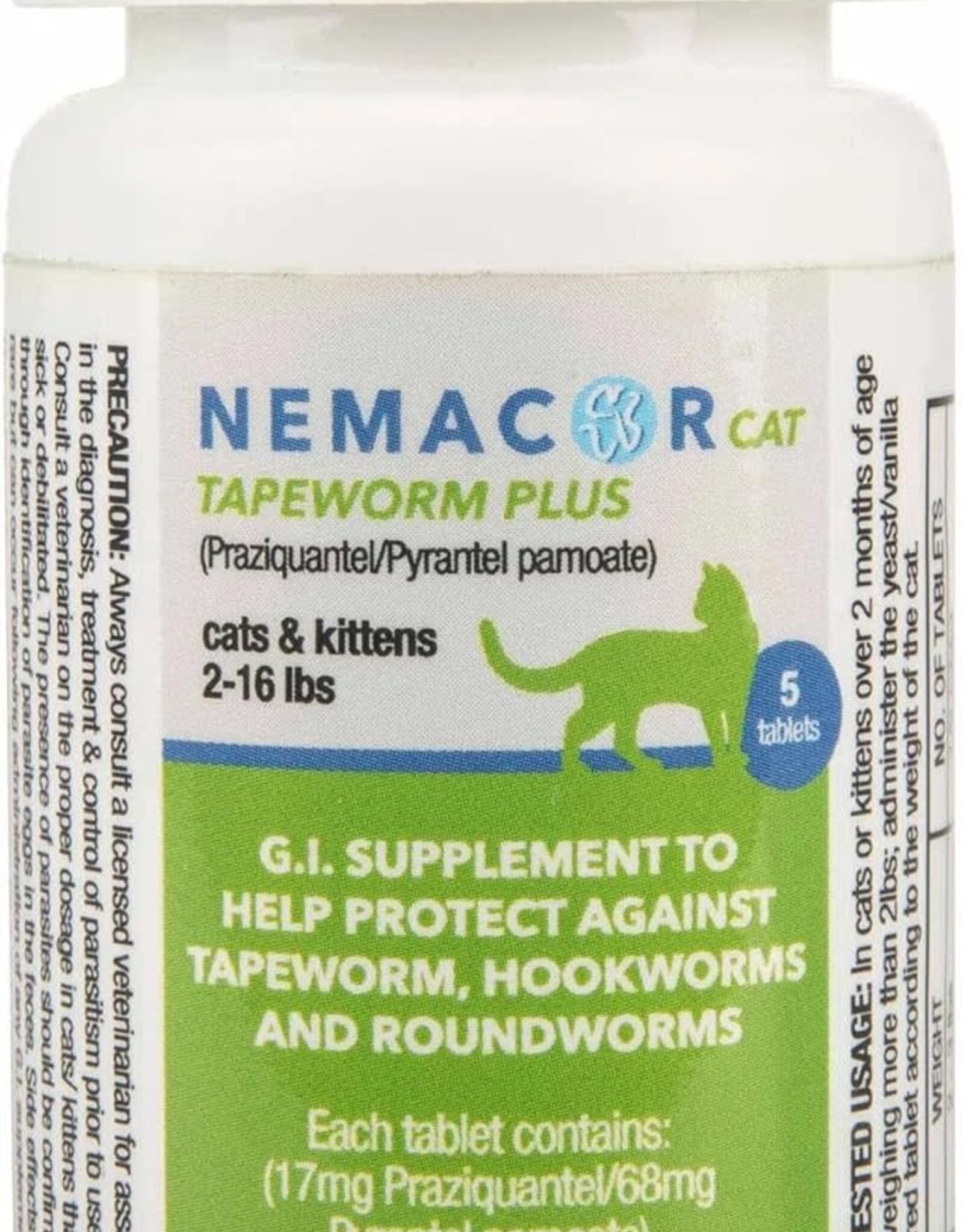 Nemacor Cat Tapeworm Plus
