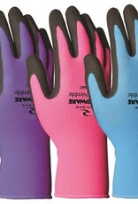Bellingham® GardWare® Nicely Nimble® Gloves  - Small - Textured Nitrile Palm - Assorted Purple, Pink & Blue
