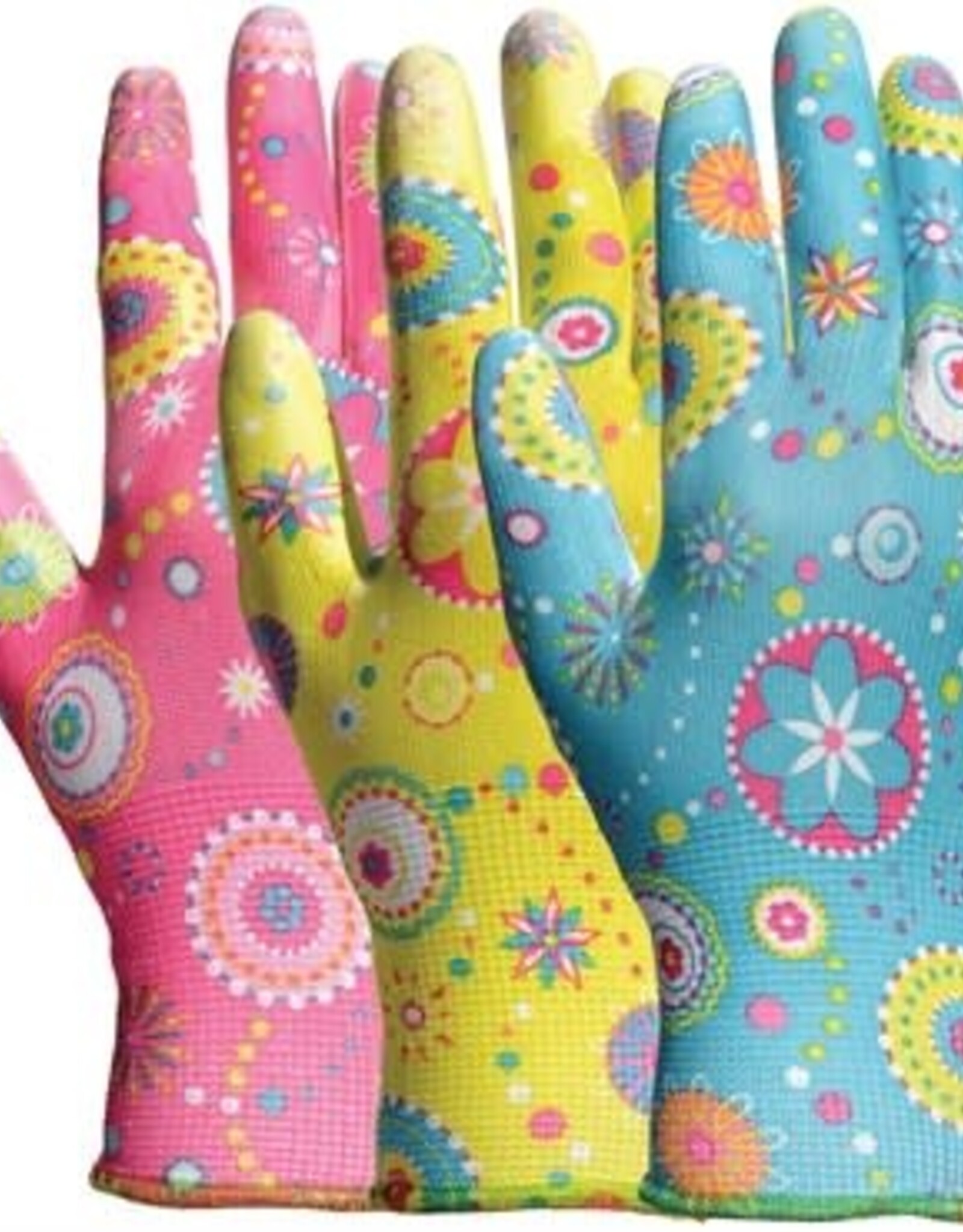 Bellingham® Exceptionally Cool™ Patterned Gloves  - Small - Breathable - Assorted Pink, Yellow & Blue