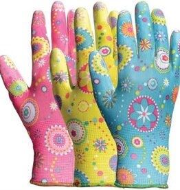 Bellingham® Exceptionally Cool™ Patterned Gloves  - Medium - Breathable - Assorted Pink, Yellow & Blue