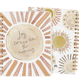 Joy Comes In The Morning Spiral Notebook