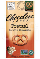 Chocolove Milk Chocolate Bar; Pretzel