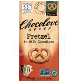 Chocolove Milk Chocolate Bar; Pretzel