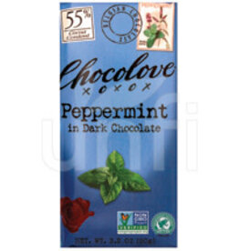 Chocolove Dark Chocolate Bar; Peppermint 3.2oz