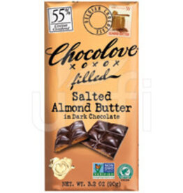Chocolove Dark Chocolate Bar; Salted Almond Butter 3.2oz