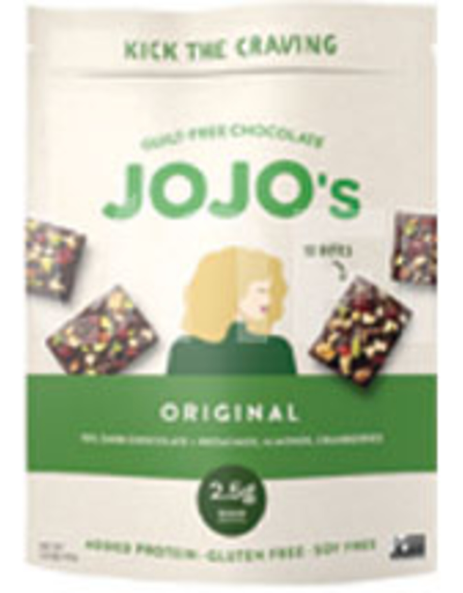 Jojo`s Chocolate, Guilt Free Bites Original 3.9oz