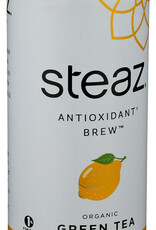 Steaz Organic Unsweetened Green Tea Lemon 16 Fl oz