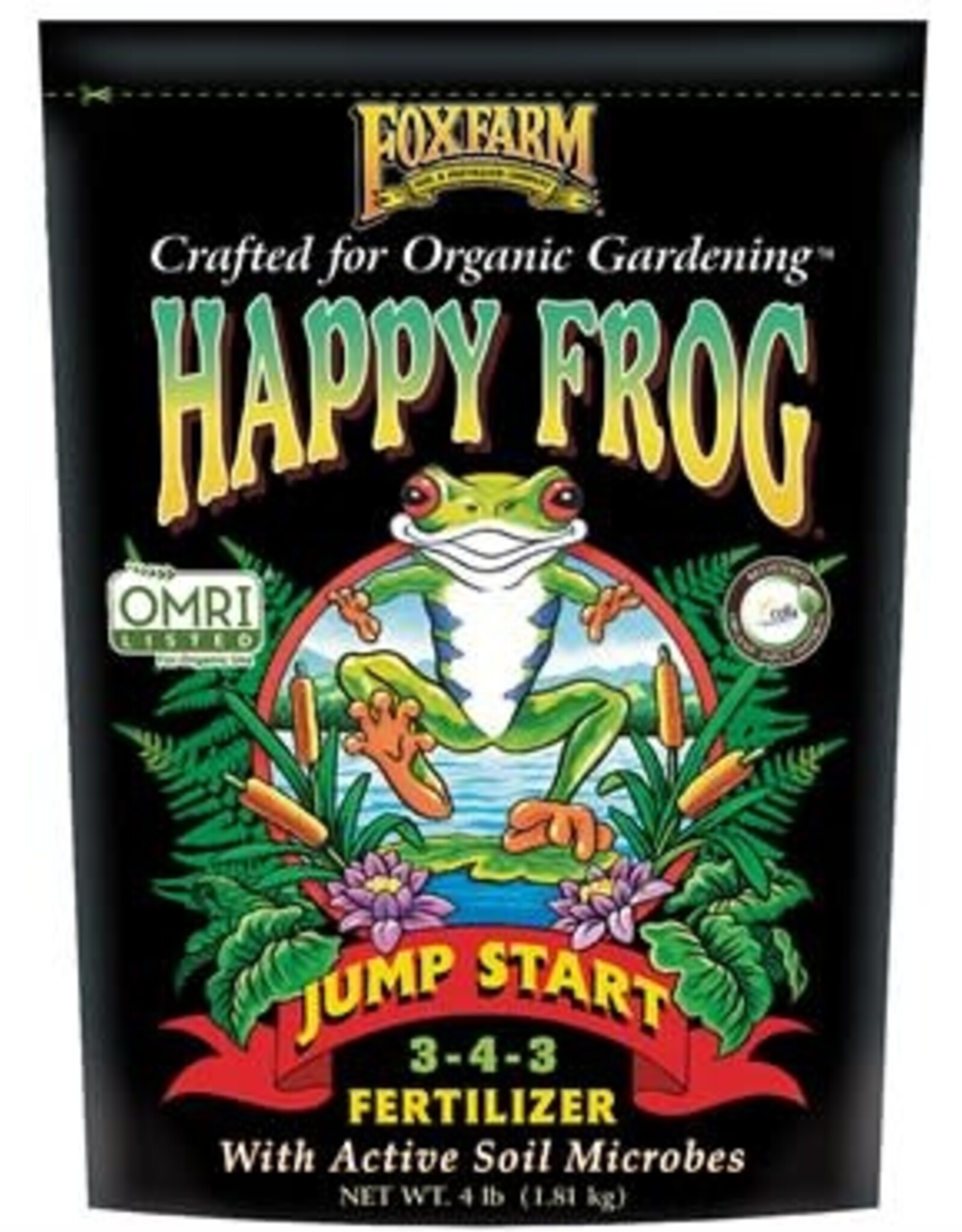 FoxFarm FoxFarm® Happy Frog® Jump Start Fertilizer 3-4-3  - 4lb - OMRI Listed®