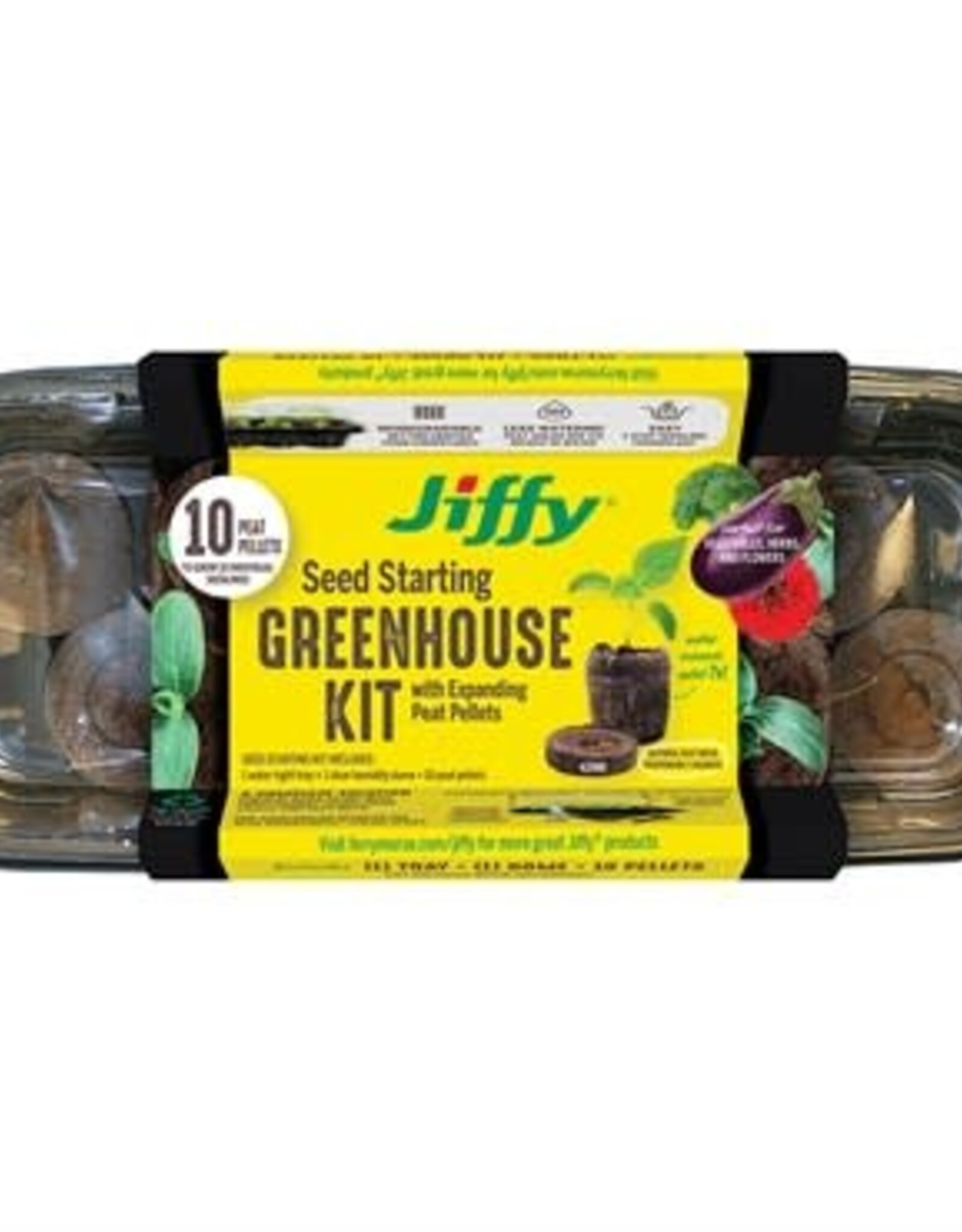 Jiffy Jiffy 42mm Windowsill Greenhouse 10 pellets