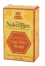 The Naked Bee Naked Bee Orange Blossom Honey Triple Milled Bar Soap 5 oz.