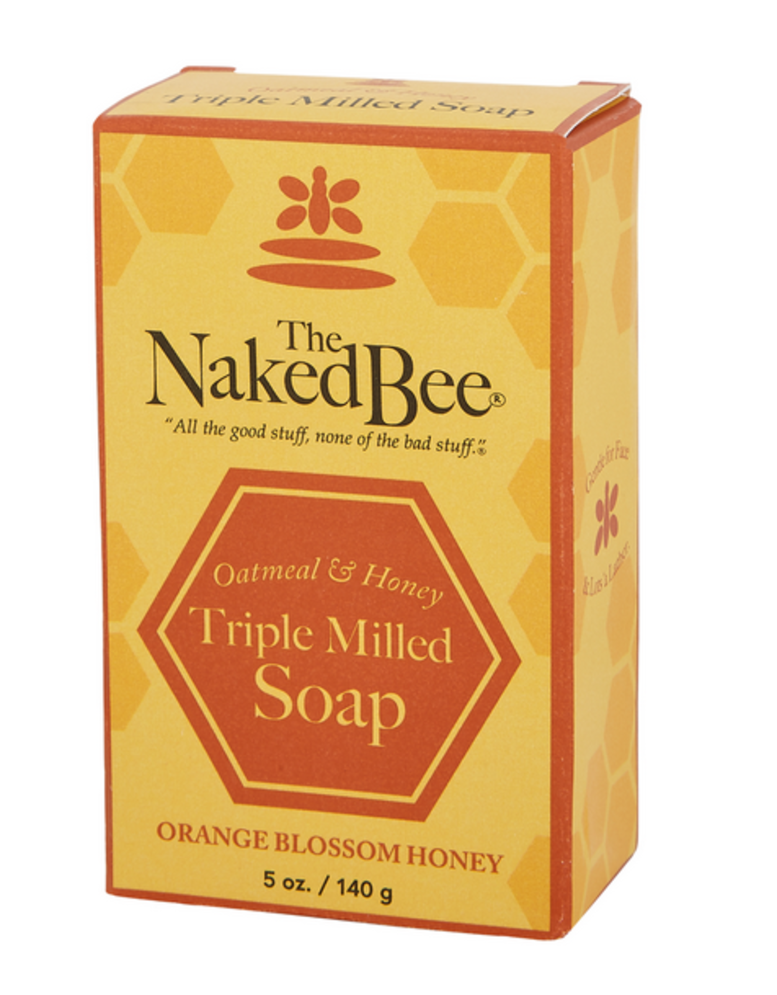 The Naked Bee Naked Bee Orange Blossom Honey Triple Milled Bar Soap 5 oz.
