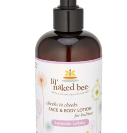 Lil' Naked Bee Lavender Lullaby Cheeks to Cheeks Face & Body Lotion