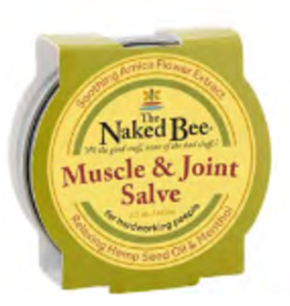 Naked Bee Fragrance-Free* Muscle & Joint Salve 2oz