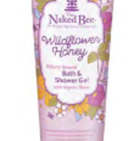 Naked Bee Wildflower Honey Bath & Shower Gel 8oz