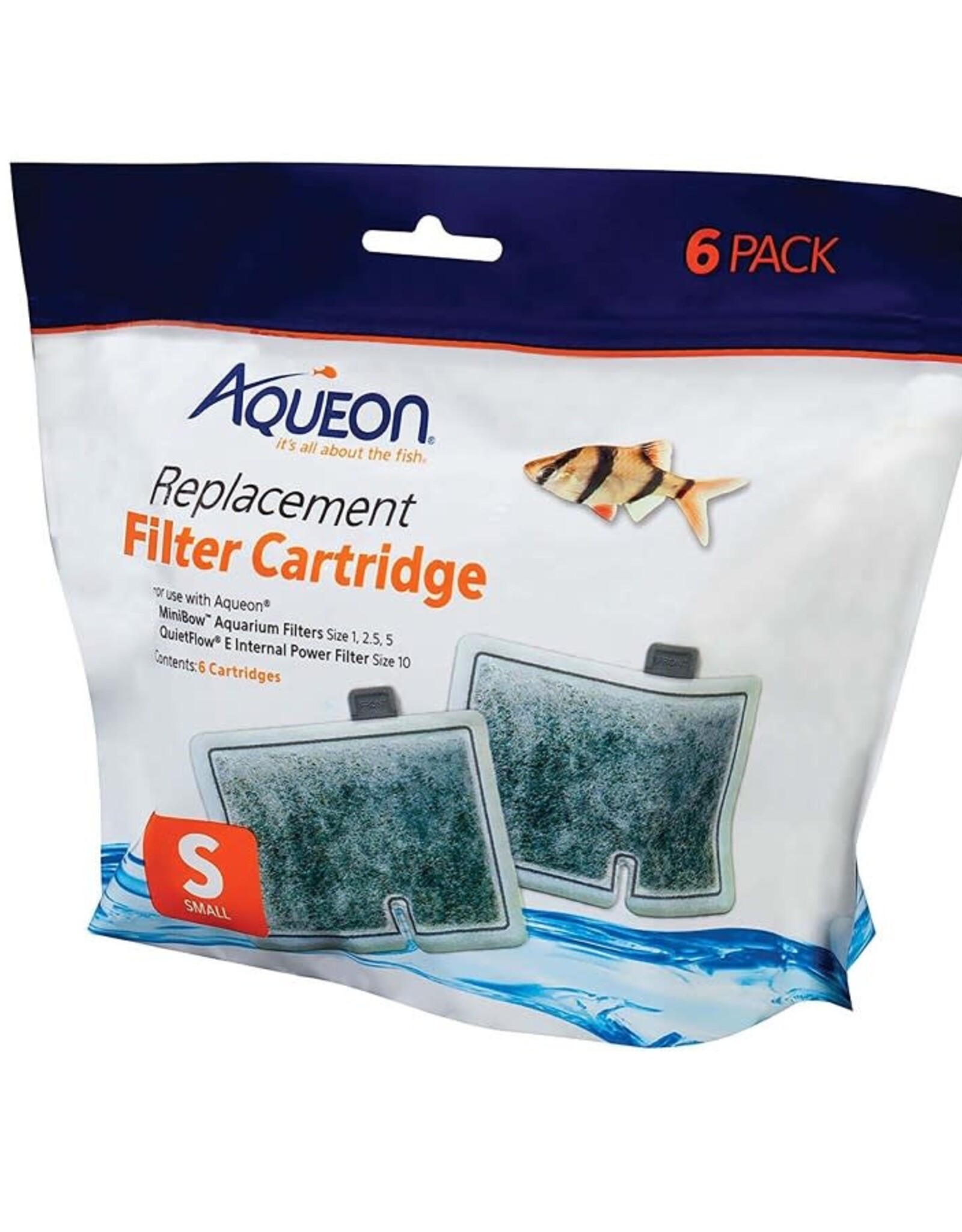 AQUEON Aqueon Replacement Filter Cartridges Small - 6 pk