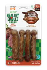 Healthy Edibles Meaty Center Natural Dog Treats Small - Up To 25 lb