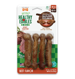 TFH / NYLABONE Healthy Edibles Meaty Center Natural Dog Treats Small - Up To 25 lb