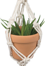 Macrame Plant Hanger Car Mirror Accessory