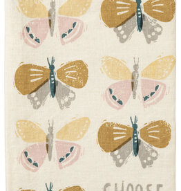 Choose Happy Butterfly Kitchen Towel