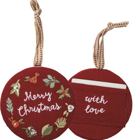 Merry Christmas With Love Ornament