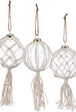 Macrame Balls Ornament Set of 3