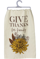 Give Thanks For Family Moody Kitchen Towel