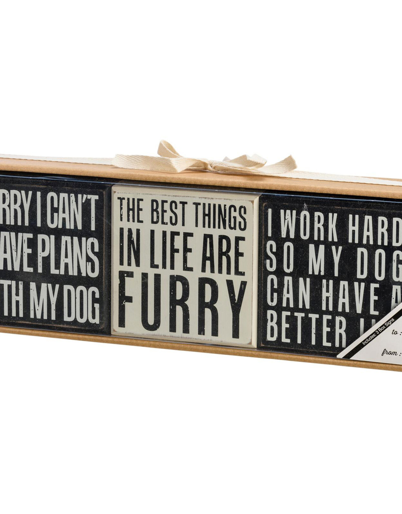 Dog Box Sign assorted per each