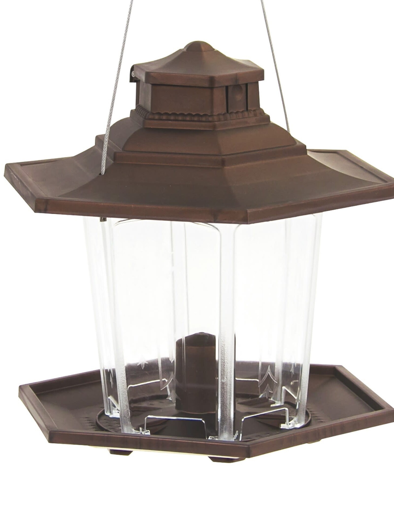 Classic Brands™ Small Lantern Plastic Hopper Bird Feeder  - 2.6lb Capacity