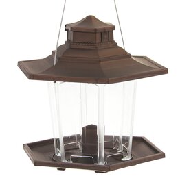 Classic Brands™ Small Lantern Plastic Hopper Bird Feeder  - 2.6lb Capacity