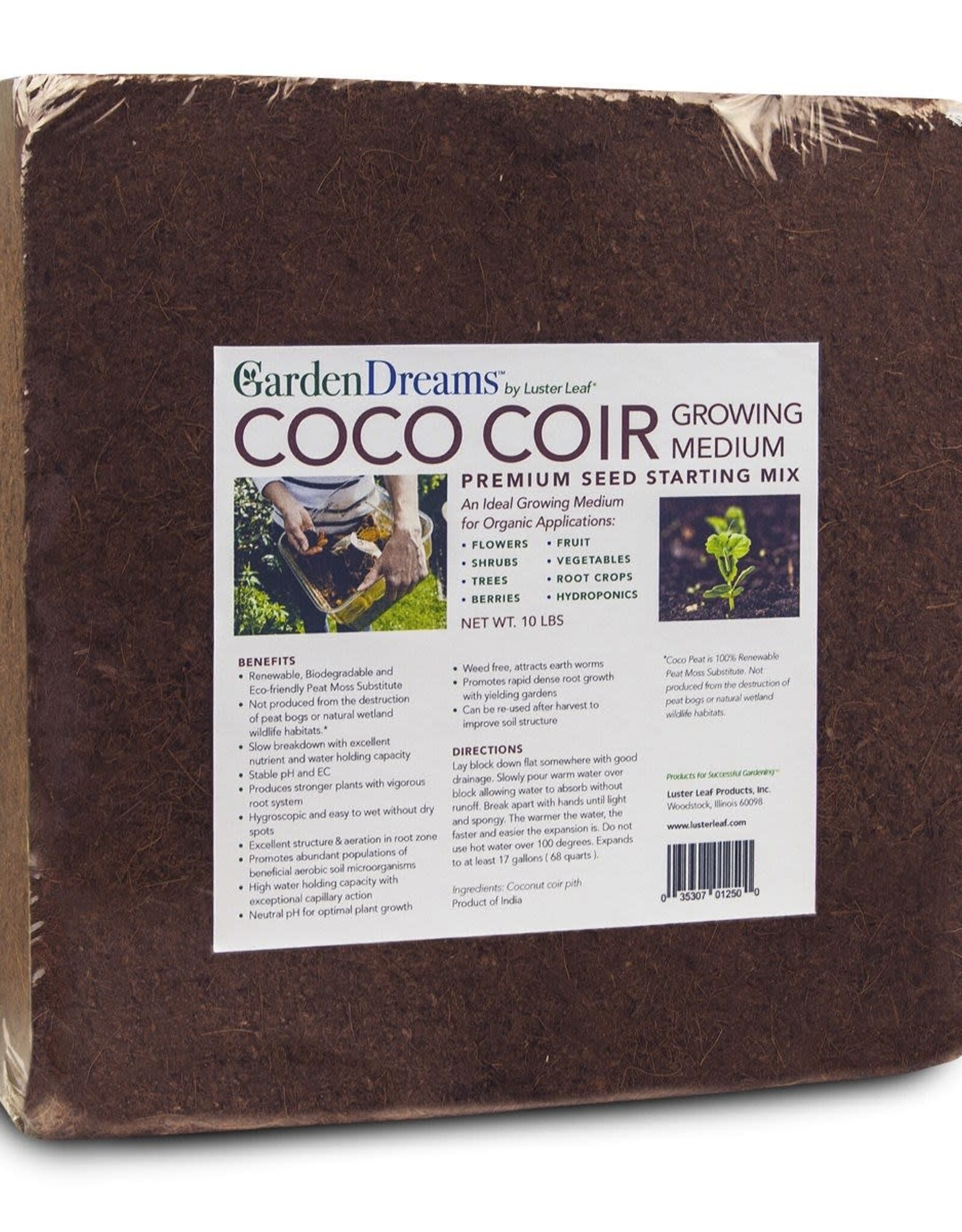 Luster Leaf® Coconut Coir  - 10lb
