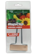 Luster Leaf® Rapiclip® Copper Plant Labels  - 4pk - 6in