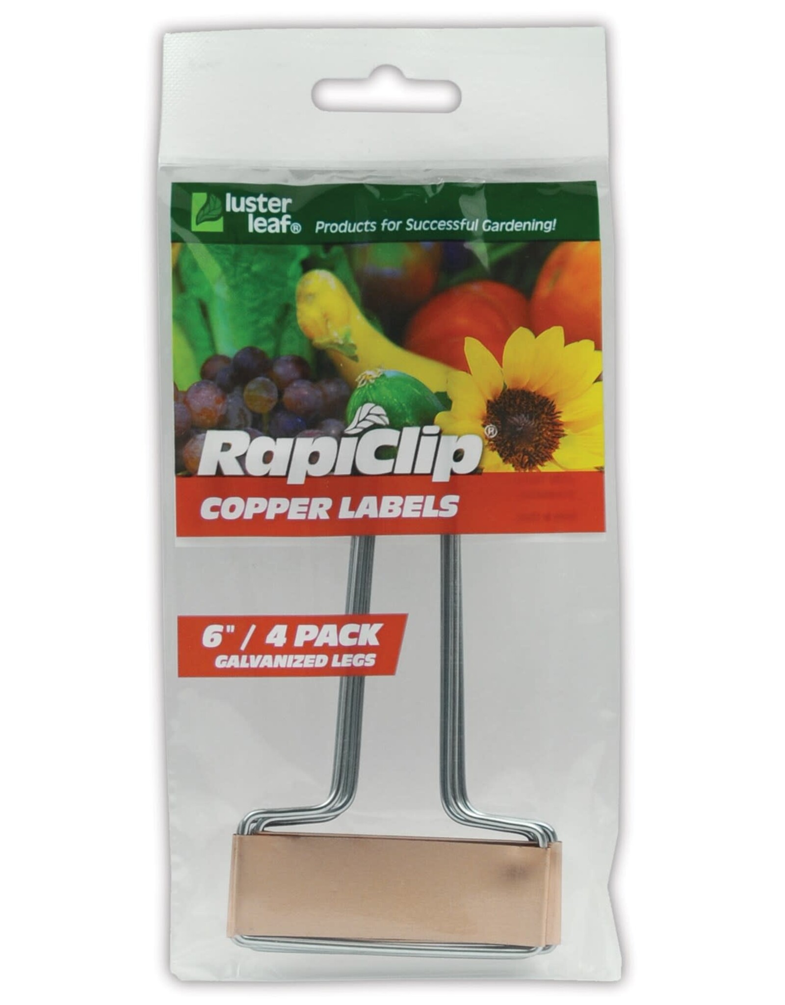 Luster Leaf® Rapiclip® Copper Plant Labels  - 4pk - 6in