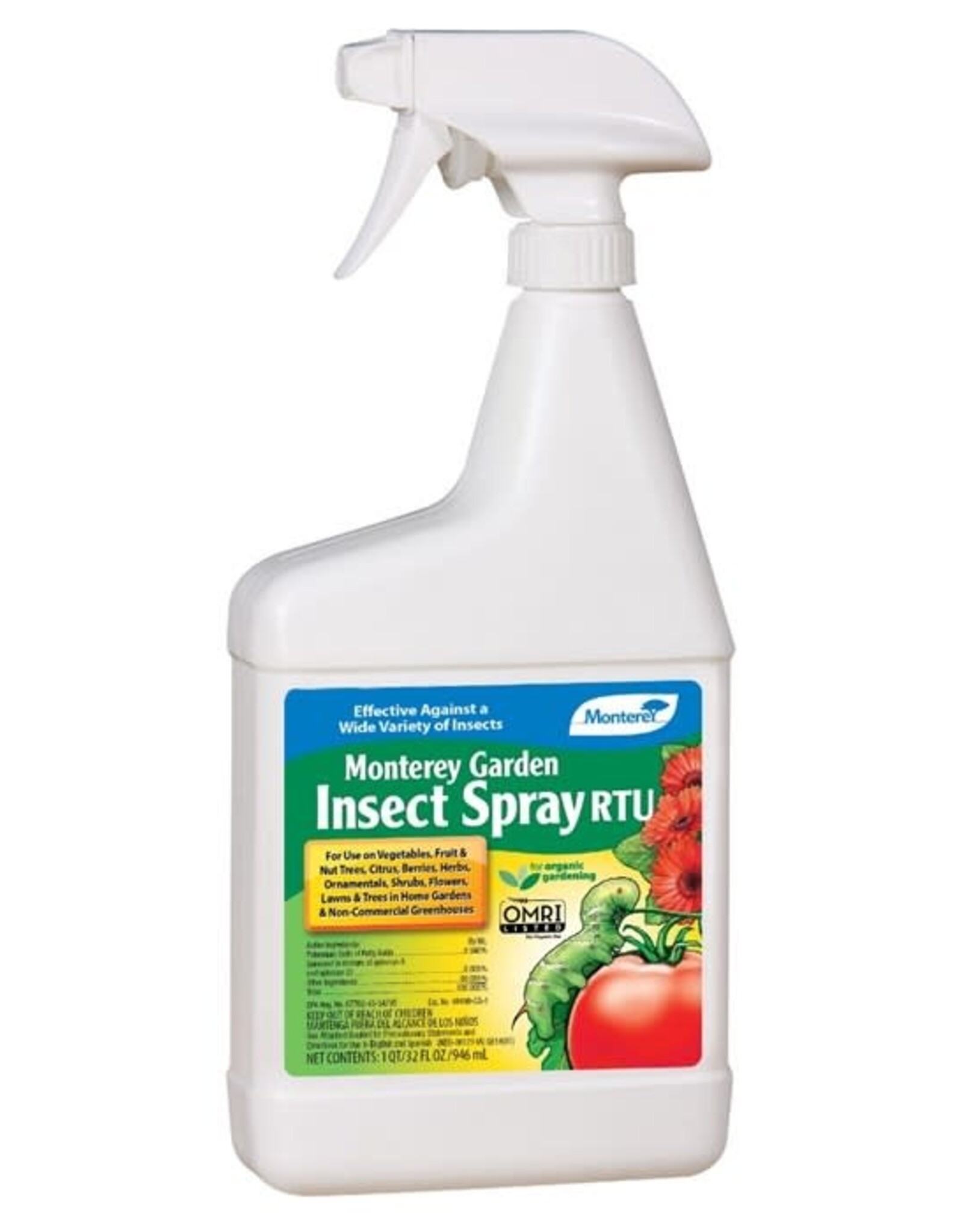Monterey® Garden Insect Spray  - 32oz - Ready-to-Use - Trigger Spray - OMRI Listed®