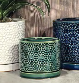 Amelia Cylinder Blue 7.25"