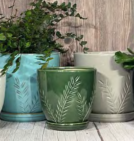 Kora Planter Light Grey 6"