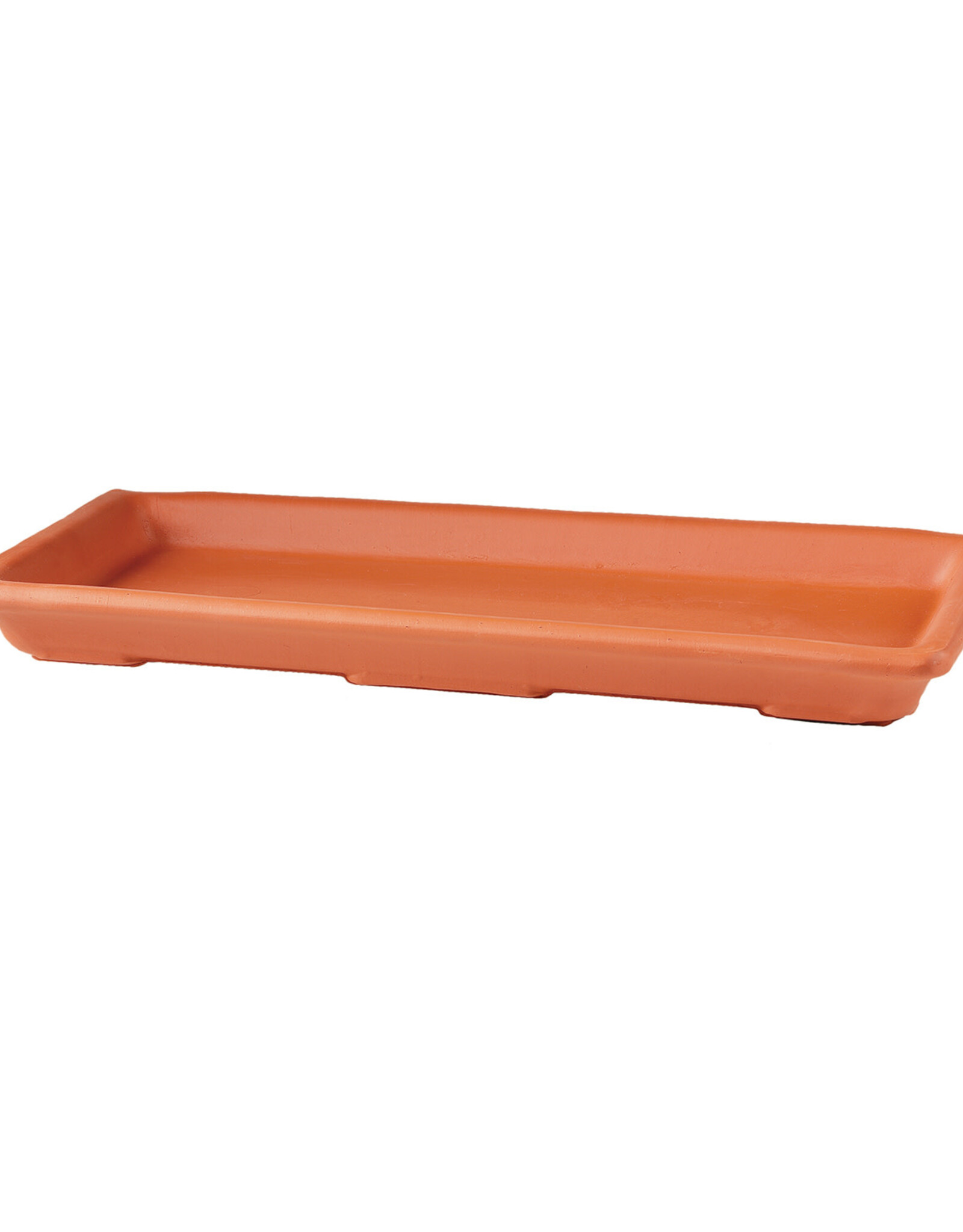 12" German Waterproof Rect. Window Box Saucer