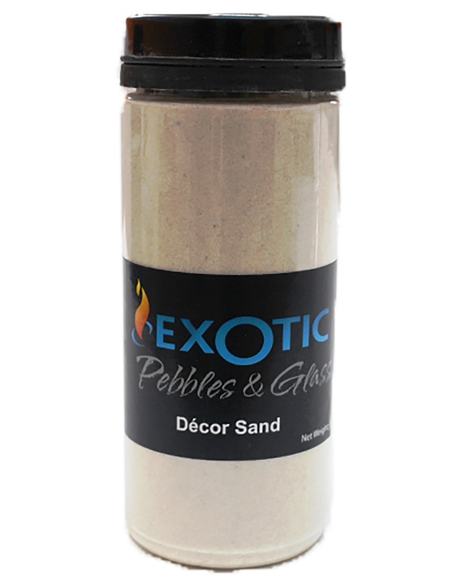 Exotic Pebbles® Décor Sand  - White - Deco Jar - 1.5lb Jar