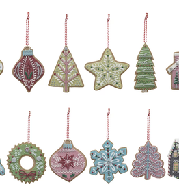 Clay Dough Holiday Cookie Ornament, 12 Styles ©