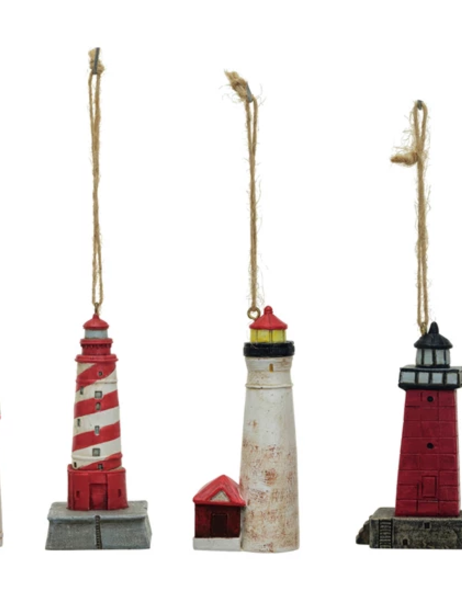 Resin Lighthouse Ornament, 6 Styles