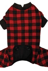 FASHION PET (ETHICAL) FAS Buffalo Plaid Pajamas Red X-Small